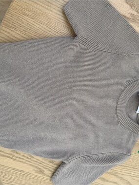 ZaraCrewneck Knit Sweater - Taupe